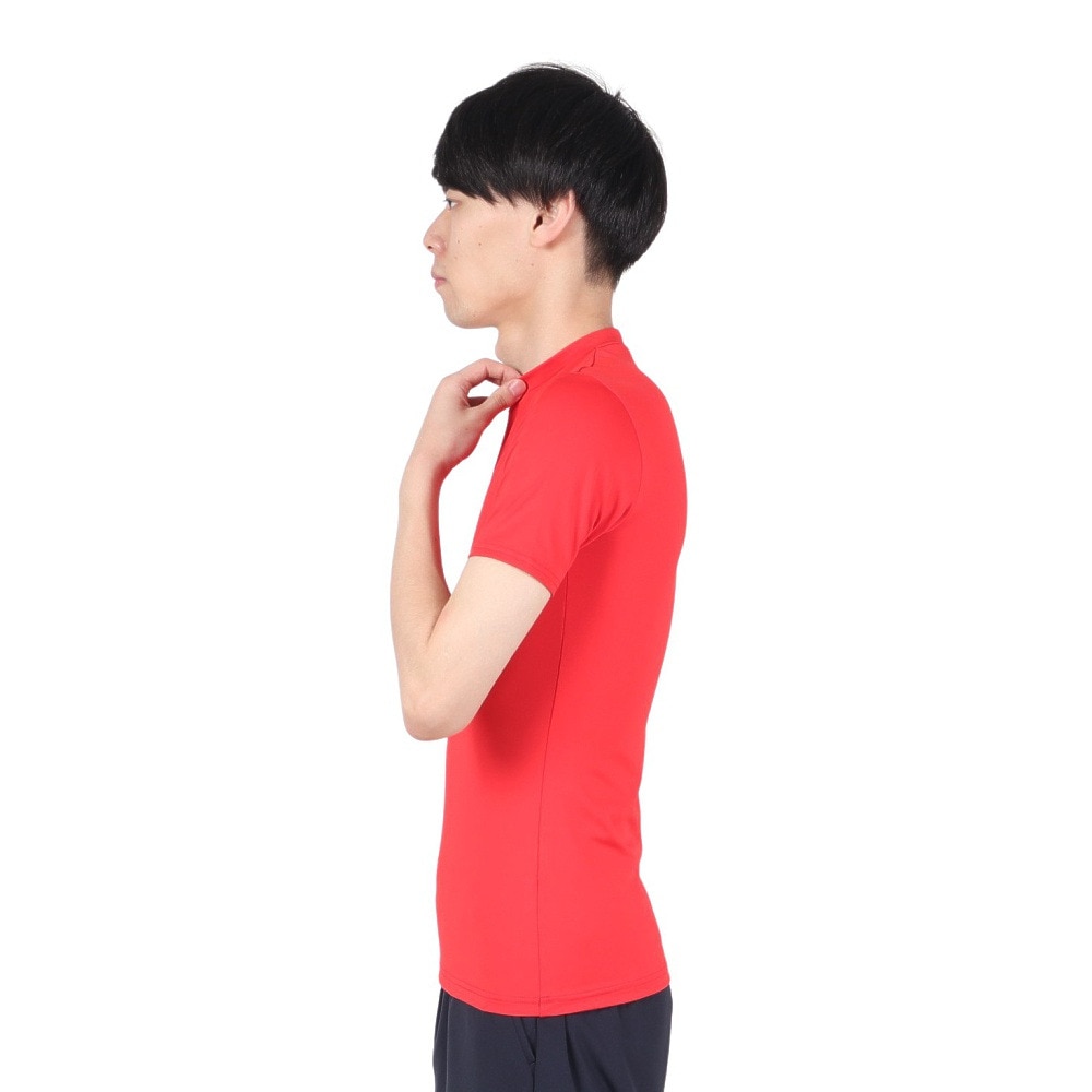 エックスティーエス（XTS）（メンズ）野球 アンダーシャツ ストレッチ丸首半袖シャツ 723G6ES4172 RED. 速乾