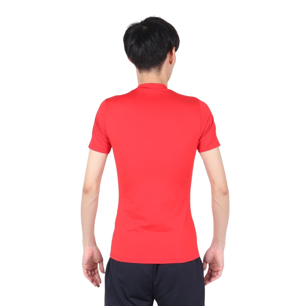 エックスティーエス（XTS）（メンズ）野球 アンダーシャツ ストレッチ丸首半袖シャツ 723G6ES4172 RED. 速乾