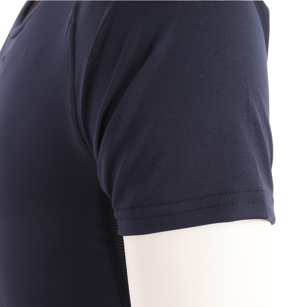 YABANE（YABANE）（メンズ）野球 アンダーシャツ ドライプラス抗菌ストレッチ丸首半袖ストレッチシャツ YA2AB03-48 抗菌効果 吸汗速乾性 抗菌防臭 UVケア