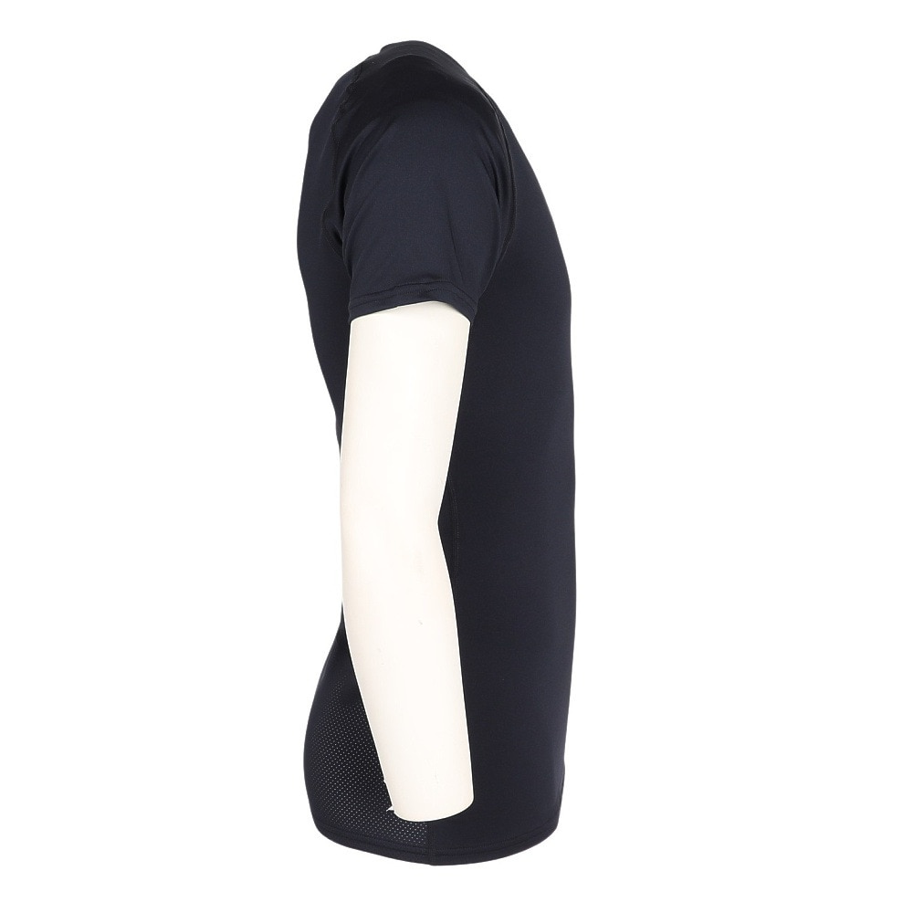 YABANE（YABANE）（メンズ）野球 丸首半袖 背面メッシュ ストレッチ アンダーシャツ YA5AB01 90