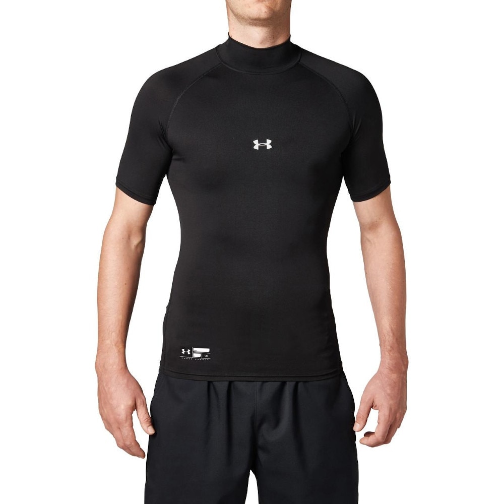 アンダーアーマー（UNDER ARMOUR）（メンズ）野球 アンダーシャツ ヒートギアアーマー コンプレッション ショートスリーブ モック 1358642 001 速乾