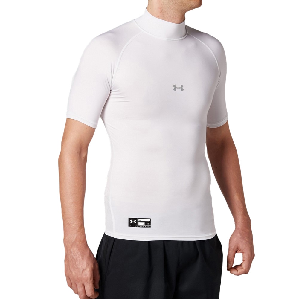 アンダーアーマー（UNDER ARMOUR）（メンズ）野球 アンダーシャツ ヒートギアアーマー コンプレッション ショートスリーブ モック 1358642 100 速乾