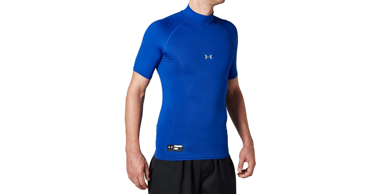 アンダーアーマー（UNDER ARMOUR）（メンズ）アンダーシャツ ヒートギアアーマー コンプレッション ショートスリーブ モック