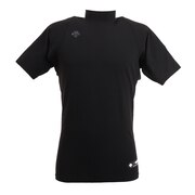 デサント（DESCENTE）（メンズ）野球 アンダーシャツ ハイネック半袖アンダーシャツ STD-720 BLK