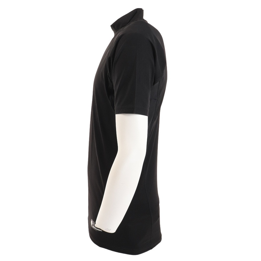 デサント（DESCENTE）（メンズ）野球 ハイネック半袖アンダーシャツ STD-720B BLK 速乾