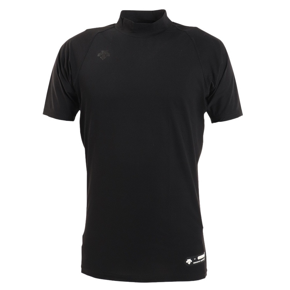 デサント（DESCENTE）（メンズ）野球 ハイネック半袖アンダーシャツ STD-720B BLK 速乾