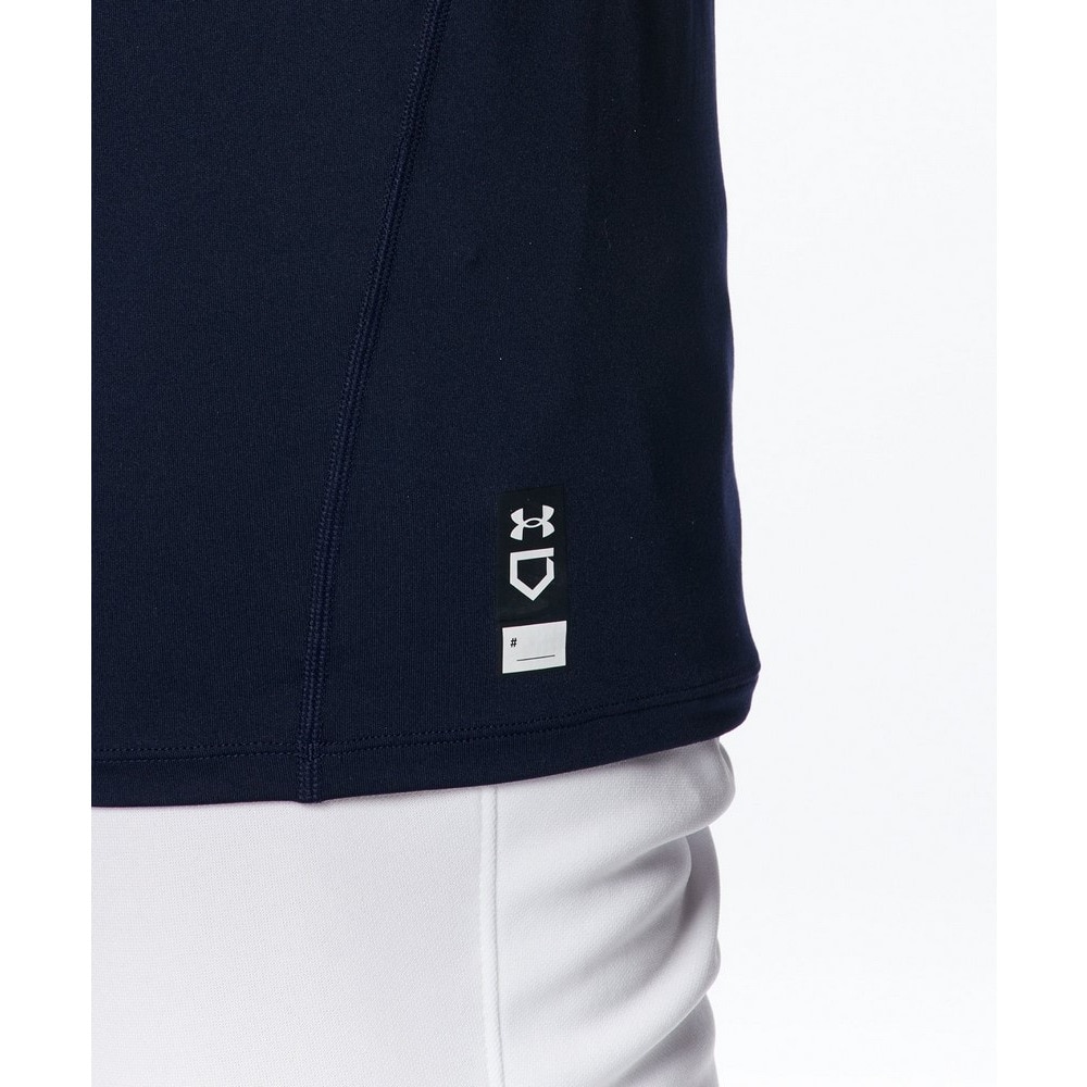 アンダーアーマー（UNDER ARMOUR）（メンズ）野球 ヒートギアアーマー コンフォートフィッティド 半袖モックネック アンダーシャツ 1385292 410 速乾