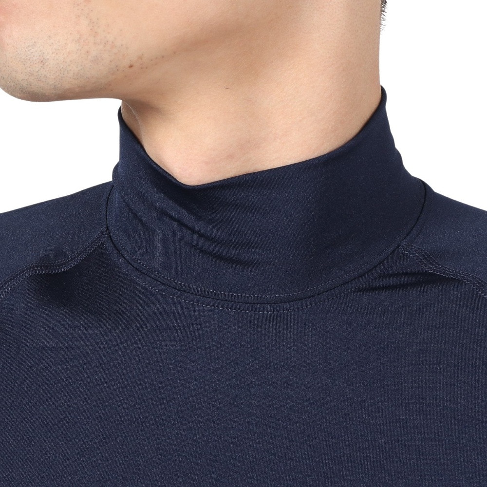 アンダーアーマー（UNDER ARMOUR）（メンズ）アンダーシャツ ヒートギアアーマー コンプレッション 3/4モック 1358644 410 速乾