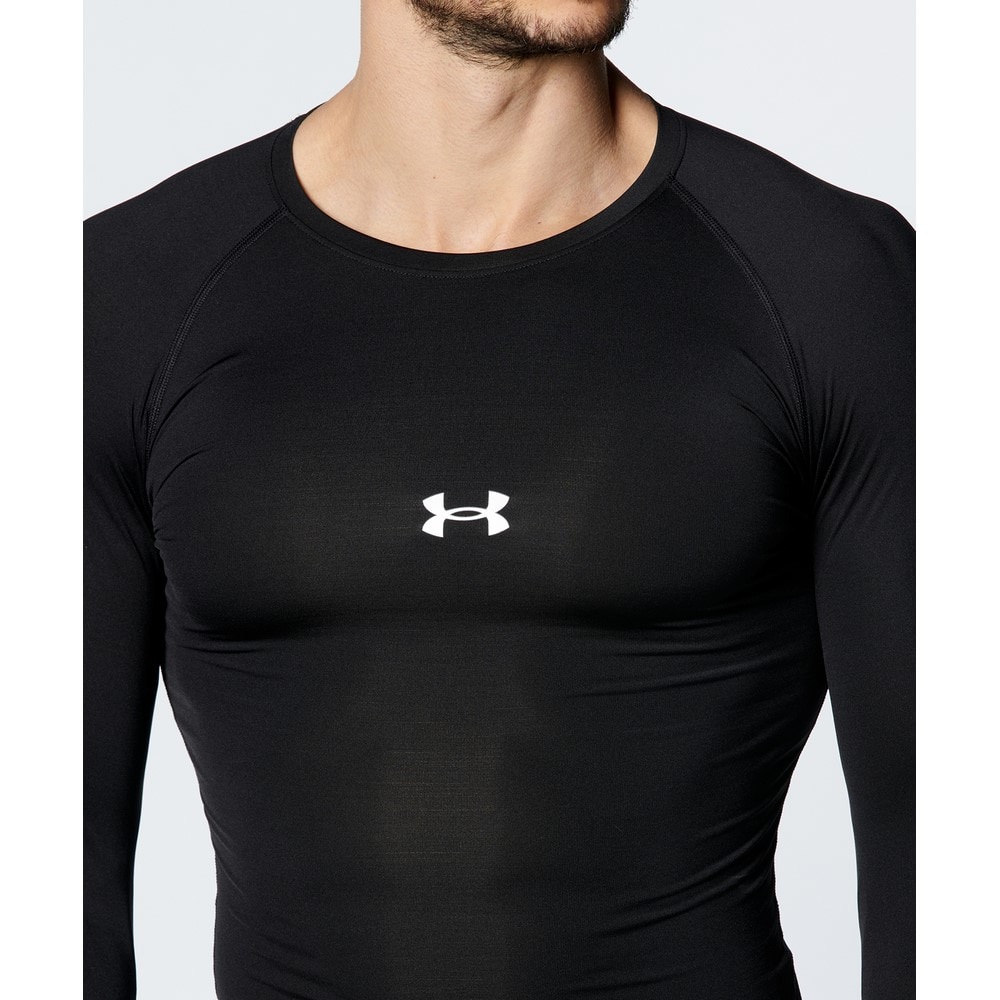 アンダーアーマー（UNDER ARMOUR）（メンズ）野球 アンダーシャツ ヒートギアアーマー コンプレッション 3/4クルー シャツ 1378235 001 速乾