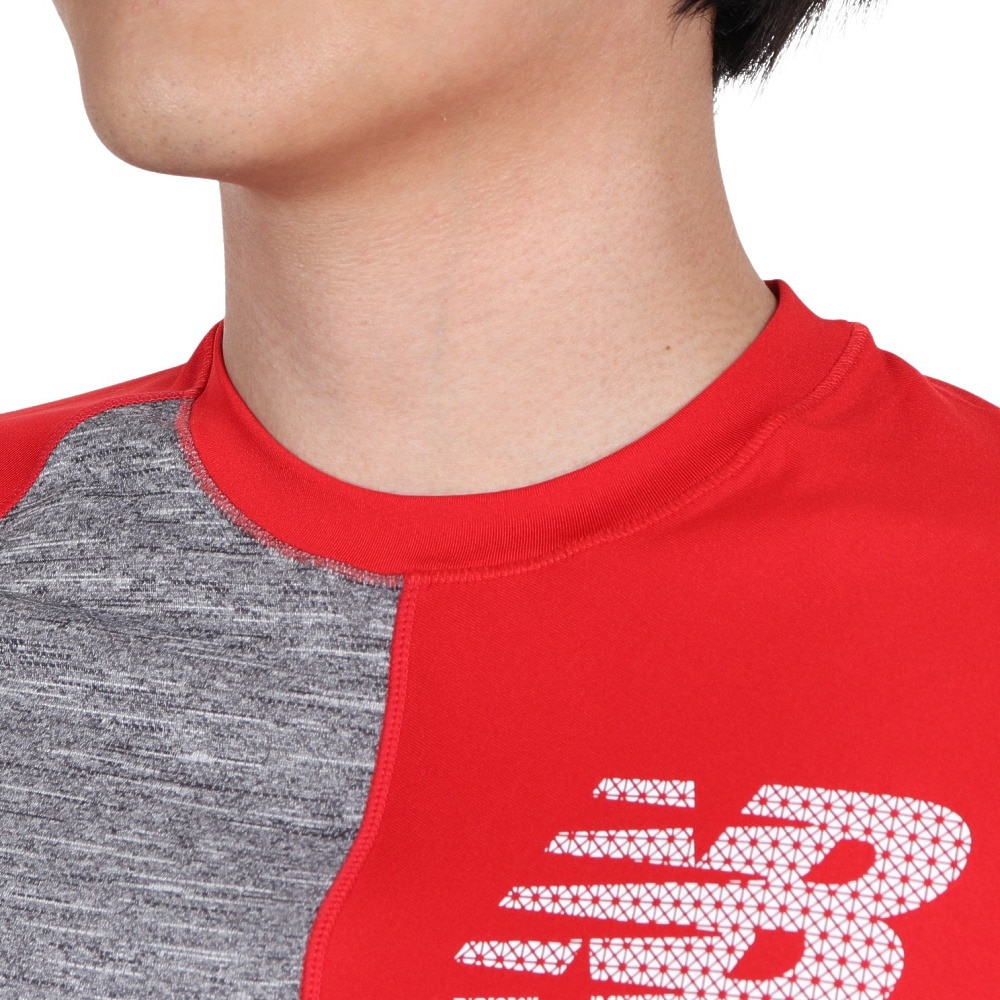 ニューバランス（new balance）（メンズ）野球 アシンメトリー3/4スリーブアンダーシャツ 左投げ MT83704LREP 速乾