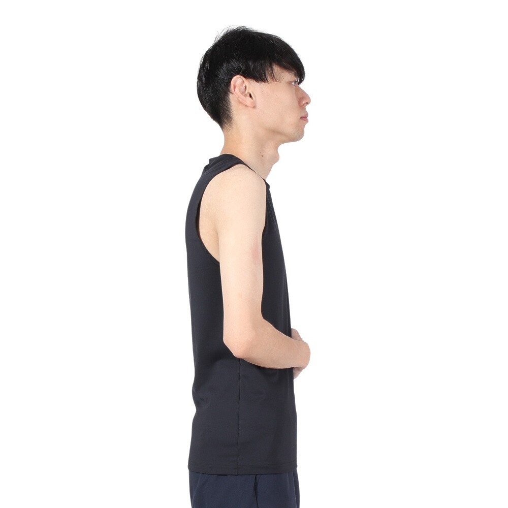 エックスティーエス（XTS）（メンズ）野球 アンダーシャツ ストレッチ丸首ノースリーブシャツ 723G0ES7673 BLK.