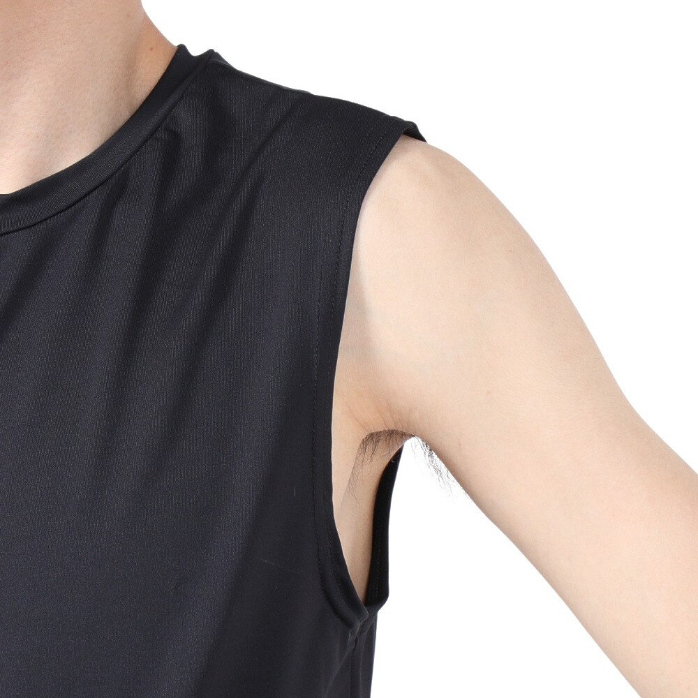 エックスティーエス（XTS）（メンズ）野球 アンダーシャツ ストレッチ丸首ノースリーブシャツ 723G0ES7673 BLK.