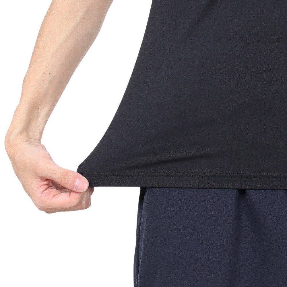 エックスティーエス（XTS）（メンズ）野球 アンダーシャツ ストレッチ丸首ノースリーブシャツ 723G0ES7673 BLK.