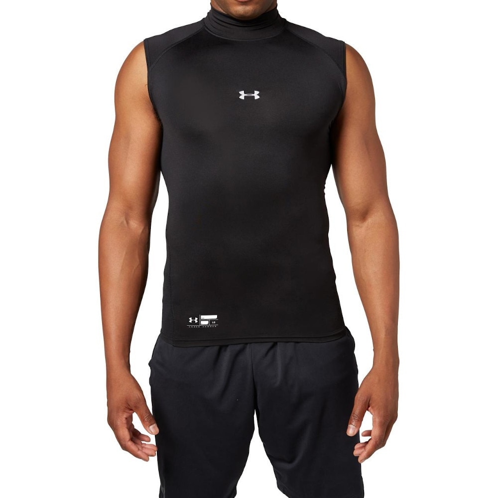 アンダーアーマー（UNDER ARMOUR）（メンズ）野球 アンダーシャツ ヒートギアアーマー コンプレッション スリーブレス モック 1358641 001 速乾