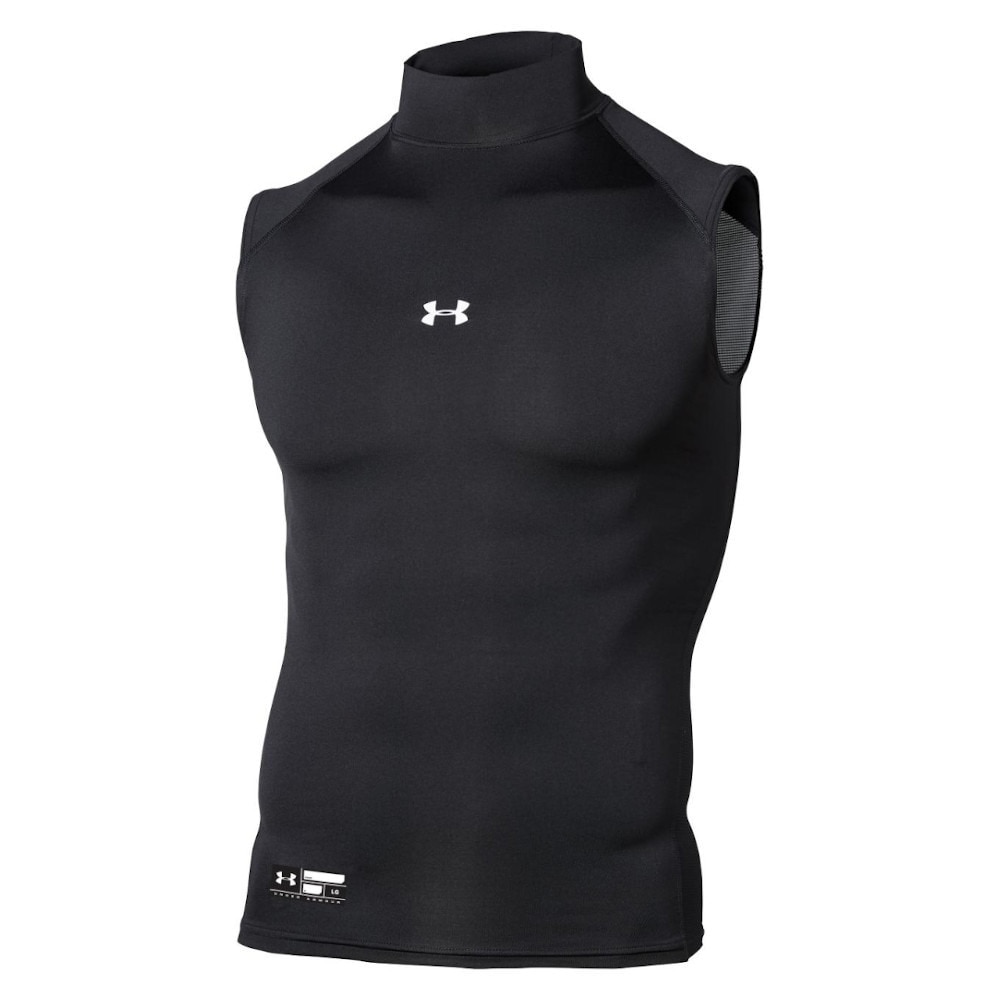 アンダーアーマー（UNDER ARMOUR）（メンズ）野球 アンダーシャツ ヒートギアアーマー コンプレッション スリーブレス モック 1358641 001 速乾
