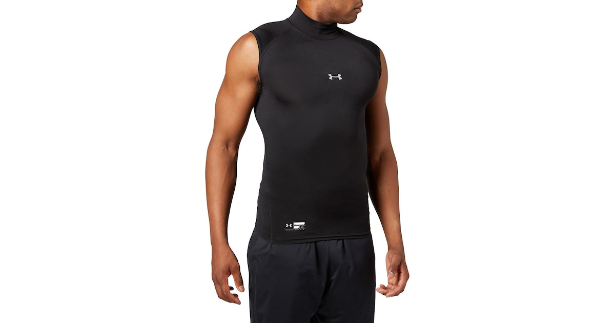 アンダーアーマー｜アンダーアーマー（UNDER ARMOUR）（メンズ）野球 アンダーシャツ ヒートギアアーマー コンプレッション スリーブレス モック 1358641 001 スポーツ用