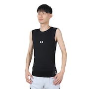 アンダーアーマー（UNDER ARMOUR）（メンズ）野球 ヒートギアアーマー コンプレッション スリーブレス クルーネック アンダーシャツ 1384730 001 速乾