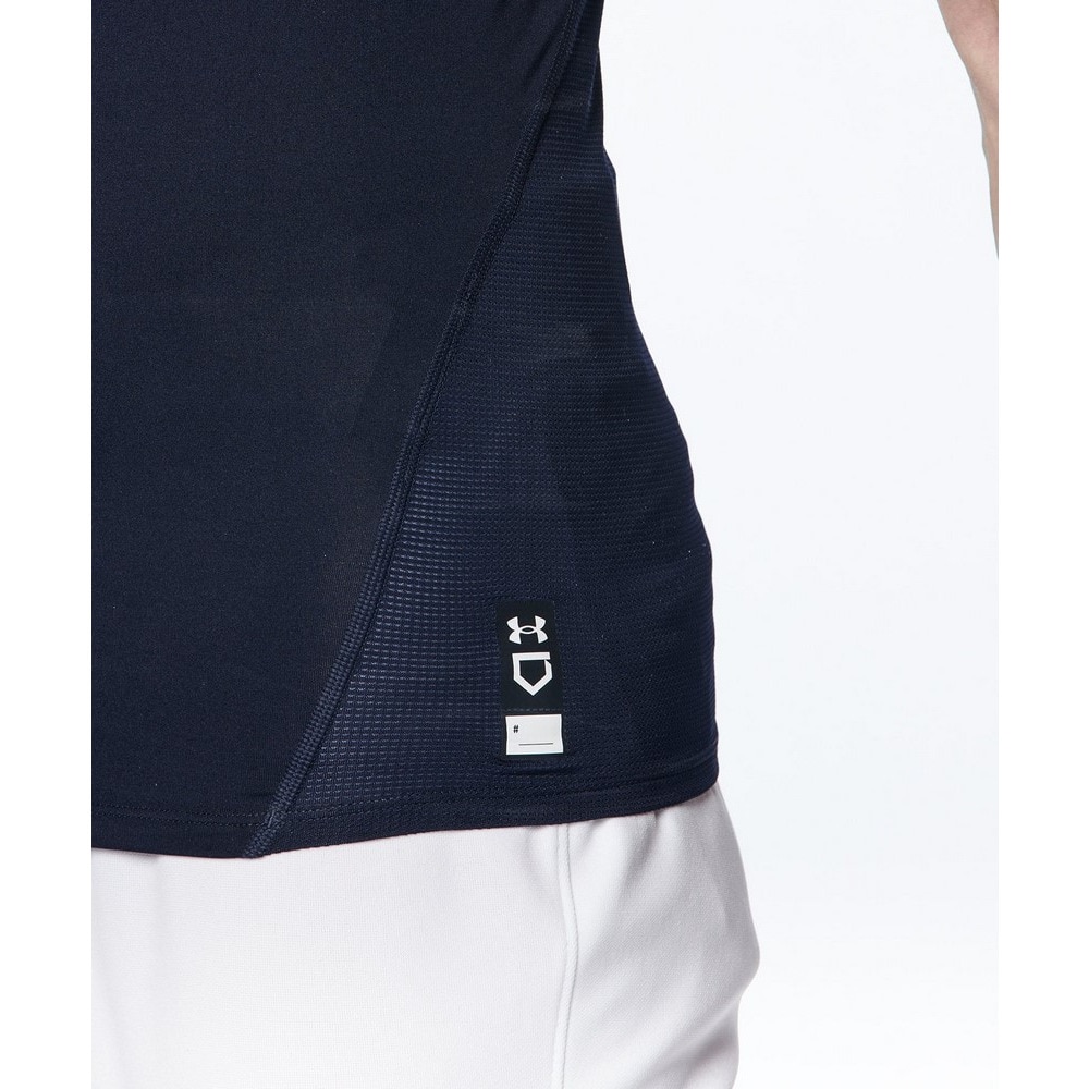 アンダーアーマー（UNDER ARMOUR）（メンズ）野球 ヒートギアアーマー コンプレッション スリーブレス クルーネック アンダーシャツ 1384730 410 速乾