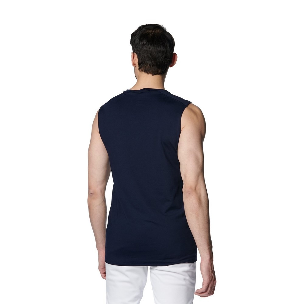 アンダーアーマー（UNDER ARMOUR）（メンズ）野球 アンダーシャツ ヒートギア コンフォート フィッティド クルーネック ノースリーブシャツ 1384733 410 速乾