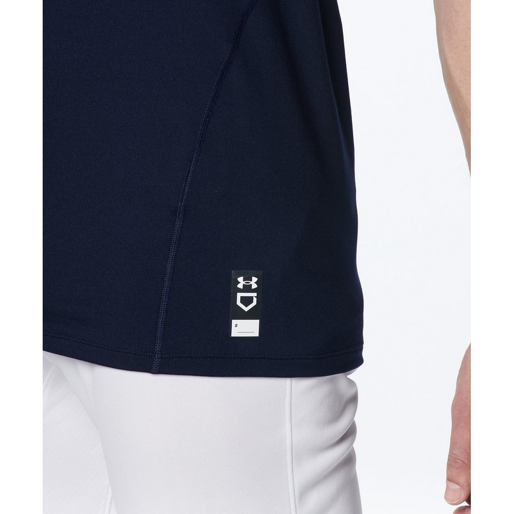 アンダーアーマー（UNDER ARMOUR）（メンズ）野球 アンダーシャツ ヒートギア コンフォート フィッティド クルーネック ノースリーブシャツ 1384733 410 速乾