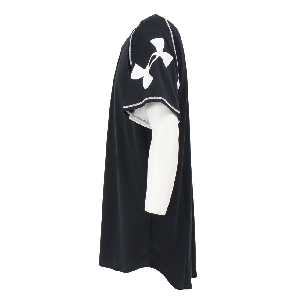 アンダーアーマー（UNDER ARMOUR）（メンズ）野球ウェア 1ボタン 半袖Tシャツ 1314084 001