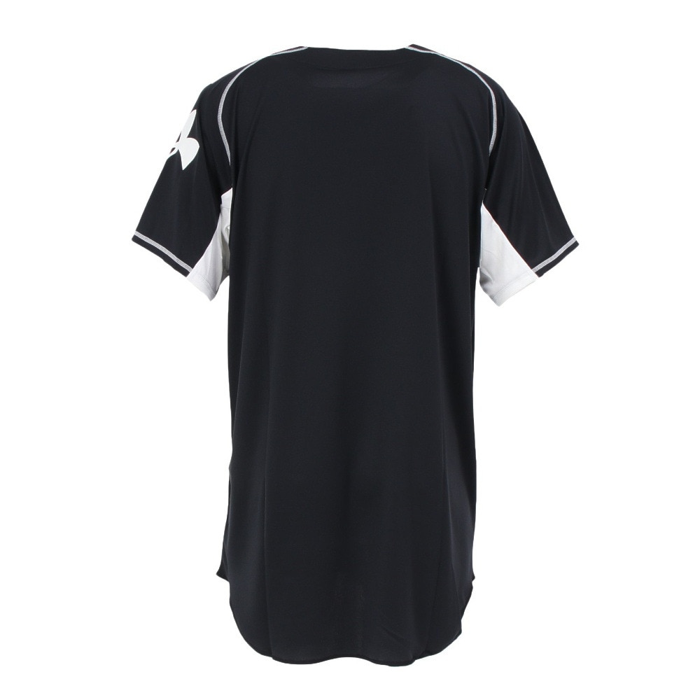 アンダーアーマー（UNDER ARMOUR）（メンズ）野球ウェア 1ボタン 半袖Tシャツ 1314084 001