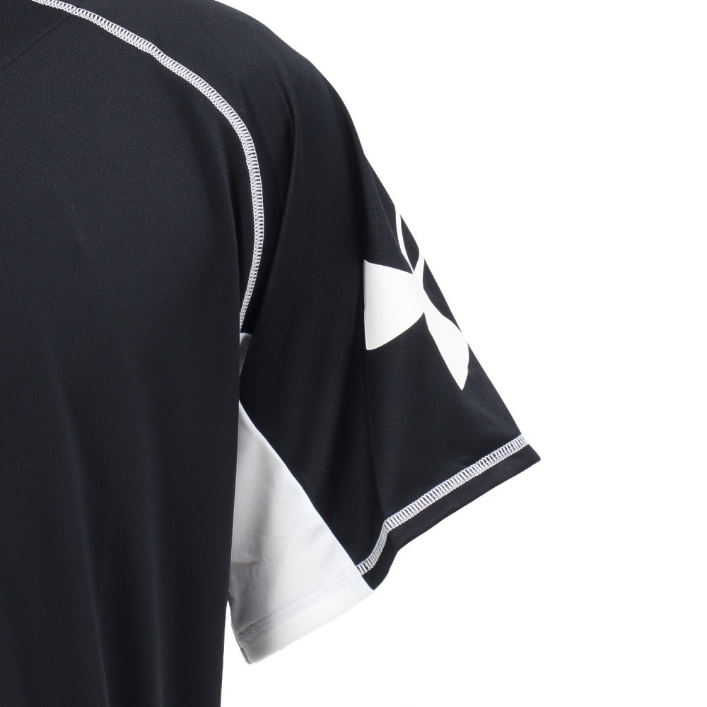 アンダーアーマー（UNDER ARMOUR）（メンズ）野球ウェア 1ボタン 半袖Tシャツ 1314084 001
