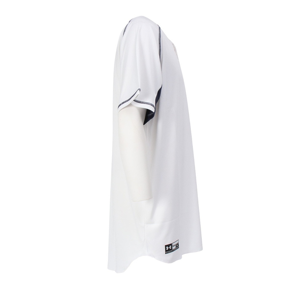 アンダーアーマー（UNDER ARMOUR）（メンズ）野球ウェア 1ボタン 半袖Tシャツ 1314084 100