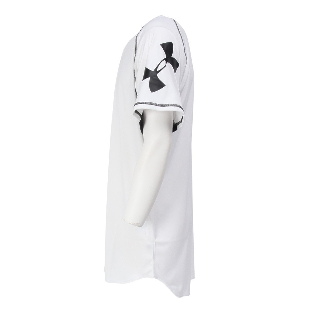 アンダーアーマー（UNDER ARMOUR）（メンズ）野球ウェア 1ボタン 半袖Tシャツ 1314084 101
