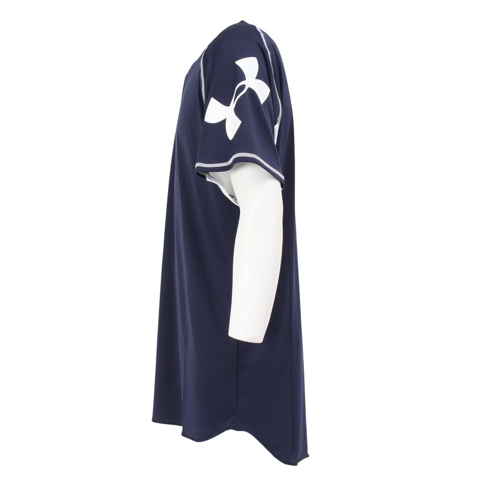 アンダーアーマー（UNDER ARMOUR）（メンズ）野球ウェア 1ボタン 半袖Tシャツ 1314084 410