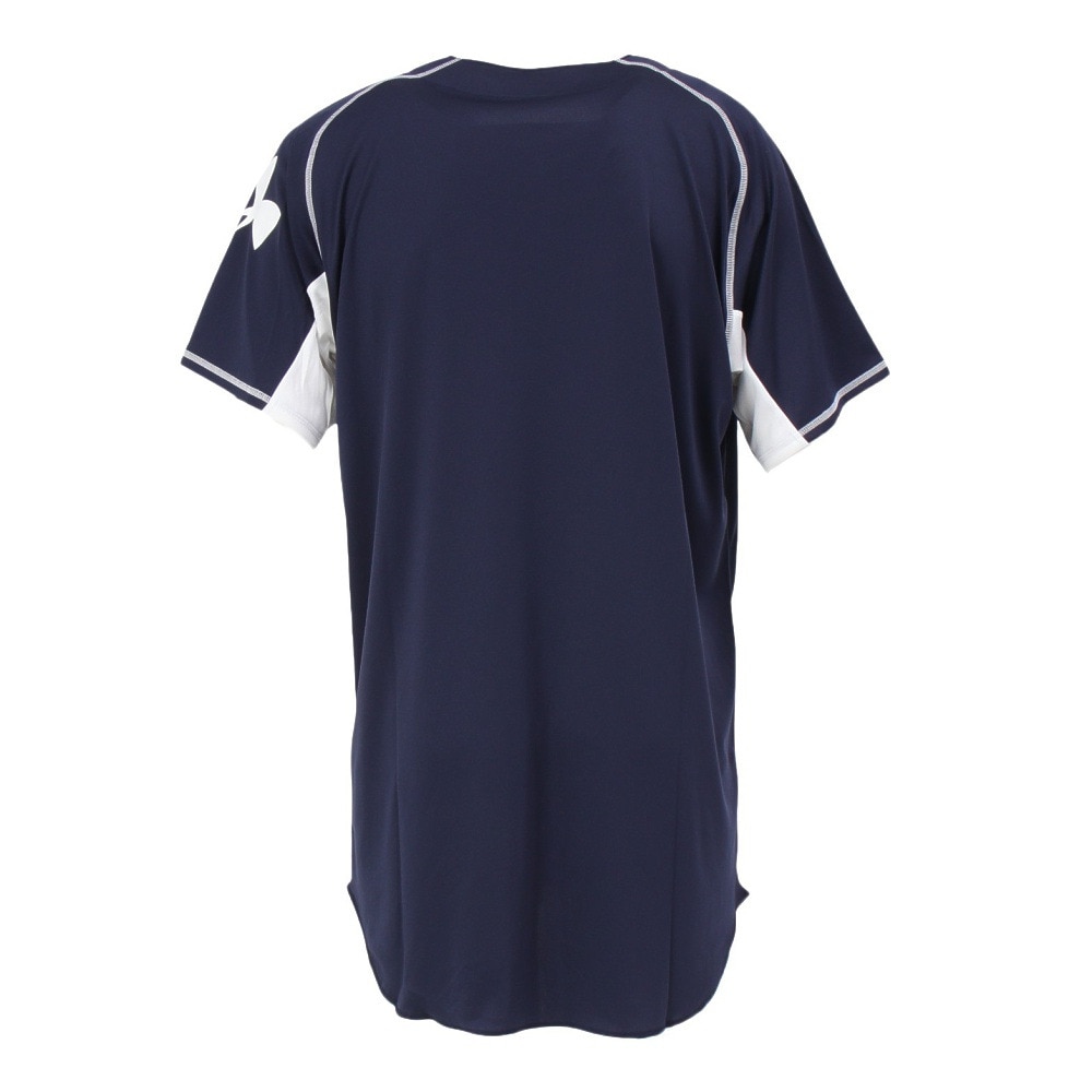 アンダーアーマー（UNDER ARMOUR）（メンズ）野球ウェア 1ボタン 半袖Tシャツ 1314084 410