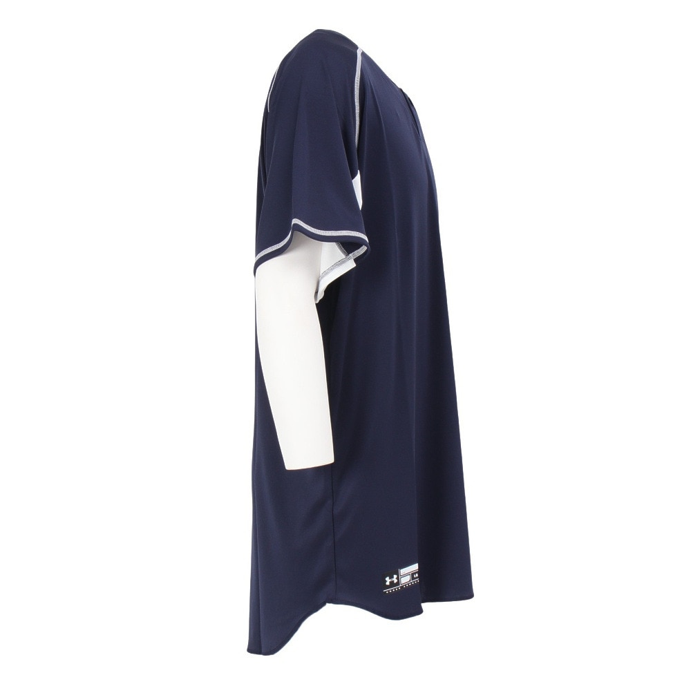 アンダーアーマー（UNDER ARMOUR）（メンズ）野球ウェア 1ボタン 半袖Tシャツ 1314084 410