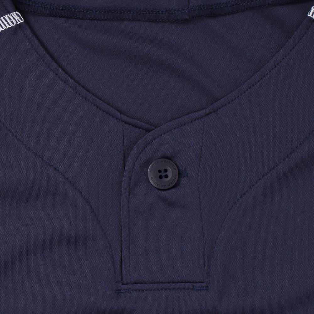 アンダーアーマー（UNDER ARMOUR）（メンズ）野球ウェア 1ボタン 半袖Tシャツ 1314084 410