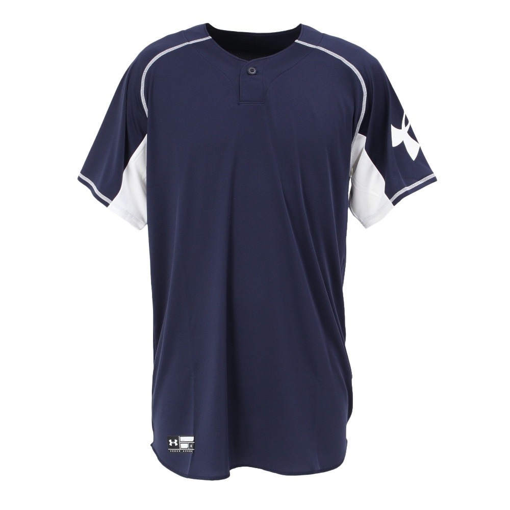 アンダーアーマー（UNDER ARMOUR）（メンズ）野球ウェア 1ボタン 半袖Tシャツ 1314084 410