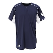 (メンズ)野球ウェア 1ボタン 半袖Tシャツ 1314084