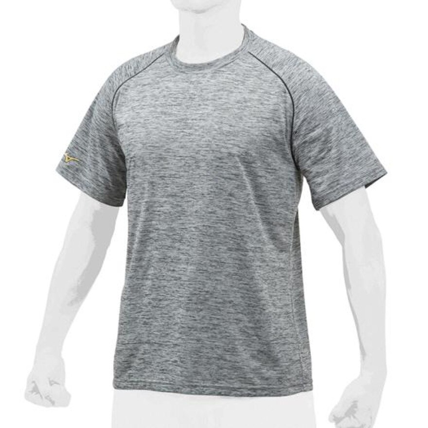  Tシャツ メンズ 半袖 丸首杢 12JA8T0205 【野球 スポーツ ウェア 一般】