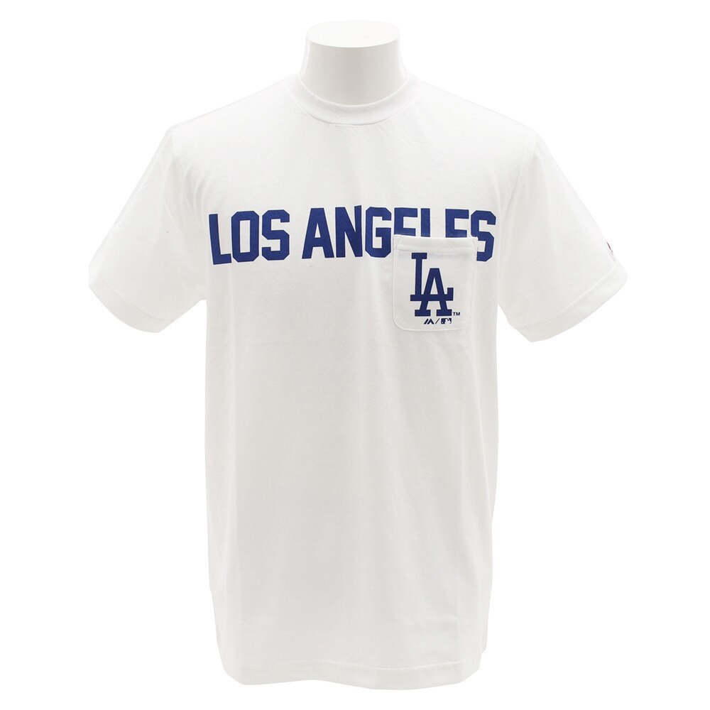ポイント15倍 多少の傷汚れありの為大奉仕 Mlb Tシャツ メンズ 半袖 ポケット ロサンゼルス ドジャース 野球 メジャーリーグ ウェア マジェスティック スーパースポーツゼビオ