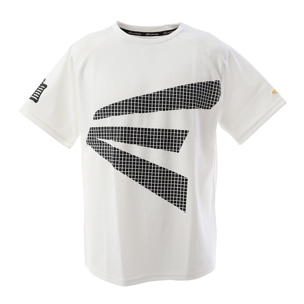  Tシャツ メンズ 半袖 ブリスターニット ビッグE EA7GSA02-010 【野球 スポーツ ウェア 一般】