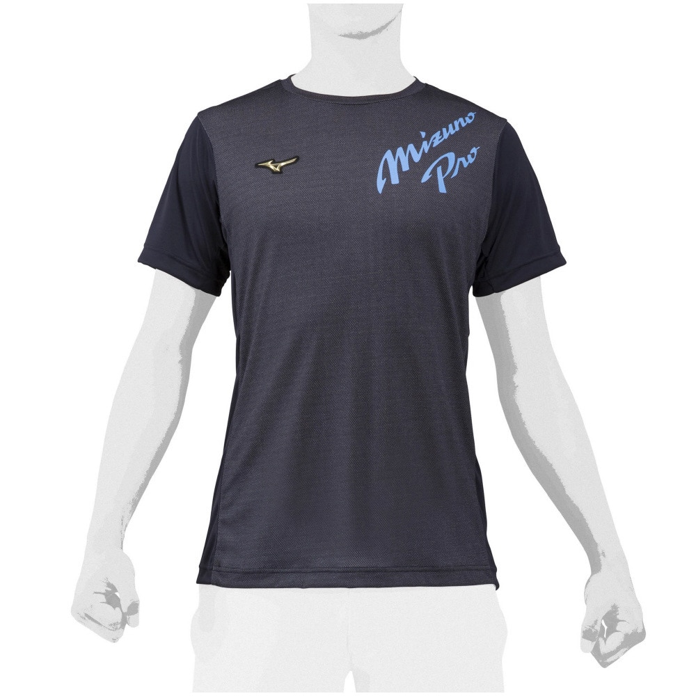ミズノ（MIZUNO）（メンズ）野球ウェア ミズノプロ KUGIKI ICE Tシャツ 12JA2T8114 夏用