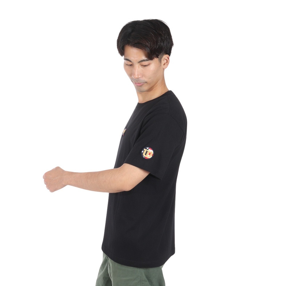 ウイルソン（Wilson）（メンズ）野球ウェア ショートスリーブTシャツ BK/USA WB6029401