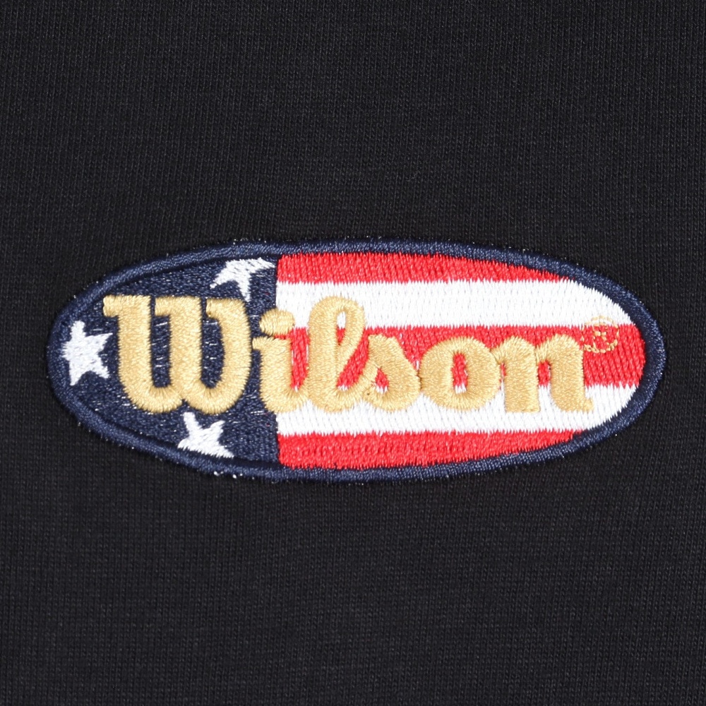 ウイルソン（Wilson）（メンズ）野球ウェア ショートスリーブTシャツ BK/USA WB6029401