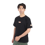 (メンズ)野球ウェア ショートスリーブTシャツ BK/USA WB6029401
