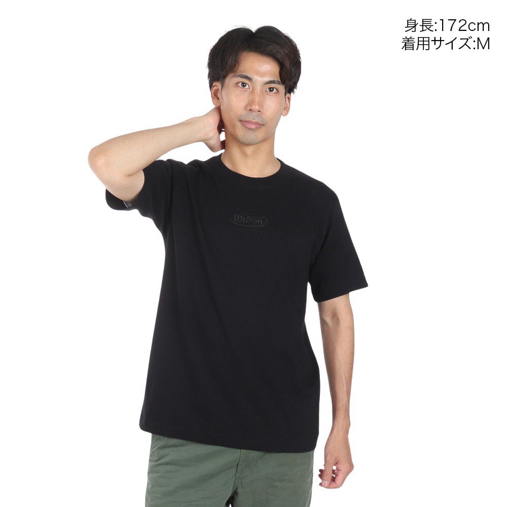 ウイルソン（Wilson）（メンズ）野球ウェア ショートスリーブTシャツ BK/BK WB6029406