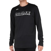 オークリー（OAKLEY）（メンズ）野球ウェア Striking Light Grid 長袖Tシャツ 2.0 FOA404188-02E 吸汗 速乾