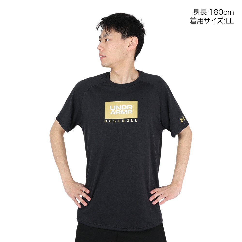 アンダーアーマー（UNDER ARMOUR）（メンズ）野球ウェア TECH 半袖Tシャツ 1378238 001  スポーツ用品はスーパースポーツゼビオ