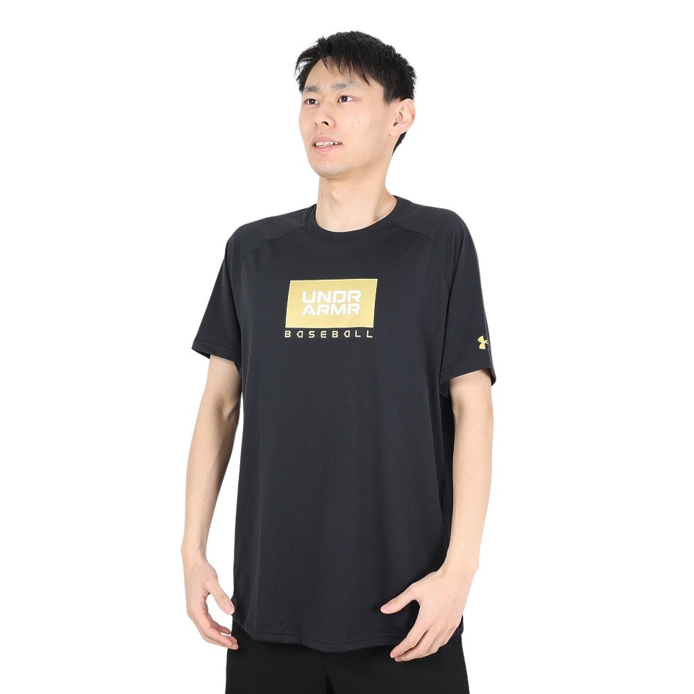 アンダーアーマー（UNDER ARMOUR）（メンズ）野球ウェア TECH 半袖Tシャツ 1378238 001  スポーツ用品はスーパースポーツゼビオ
