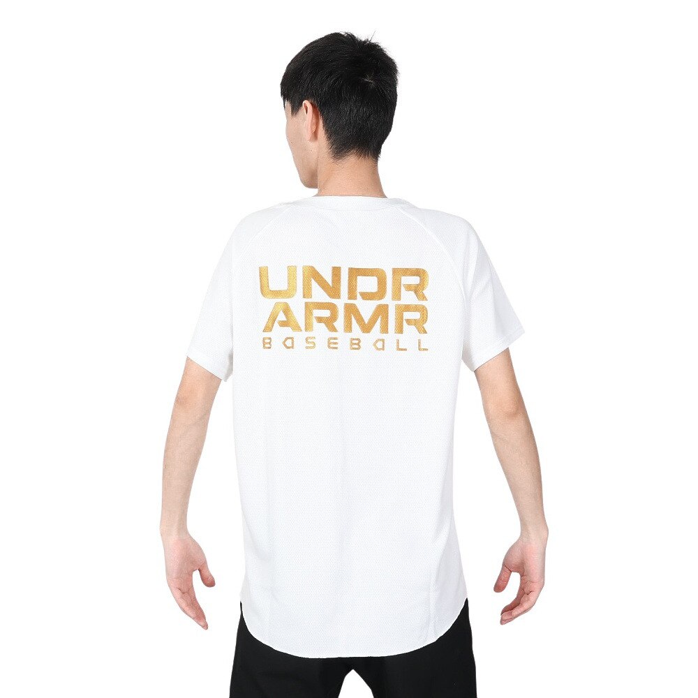 アンダーアーマー（UNDER ARMOUR）（メンズ）野球ウェア ベースボール ショートスリーブTシャツ 1378239 100