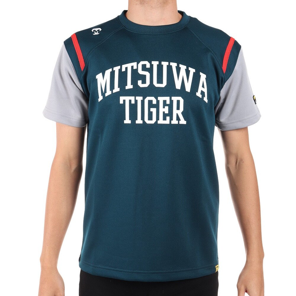 美津和タイガー｜野球ウェア ロゴ半袖Ｔシャツ MT7KSA39-228 - スポーツ用品はスーパースポーツゼビオ