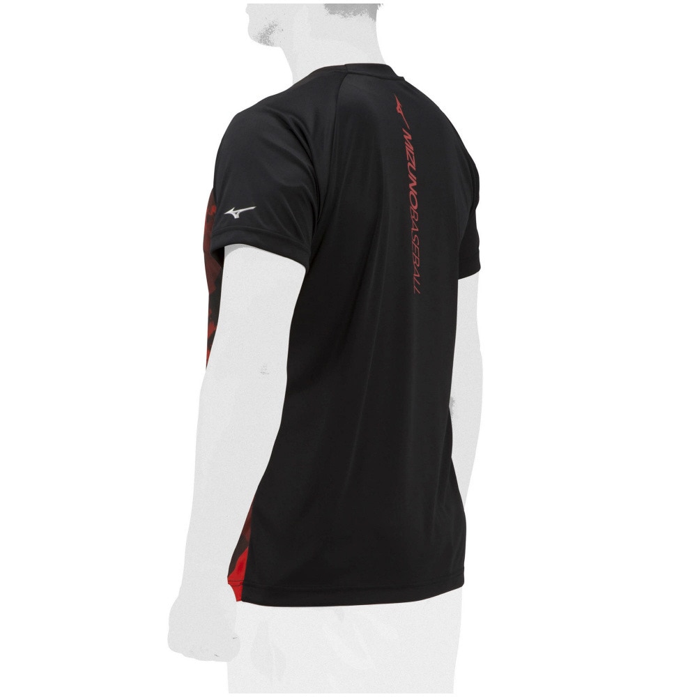 ミズノ（MIZUNO）（メンズ）野球ウェア グラフィックプリントTシャツ23SS 12JAAT5896