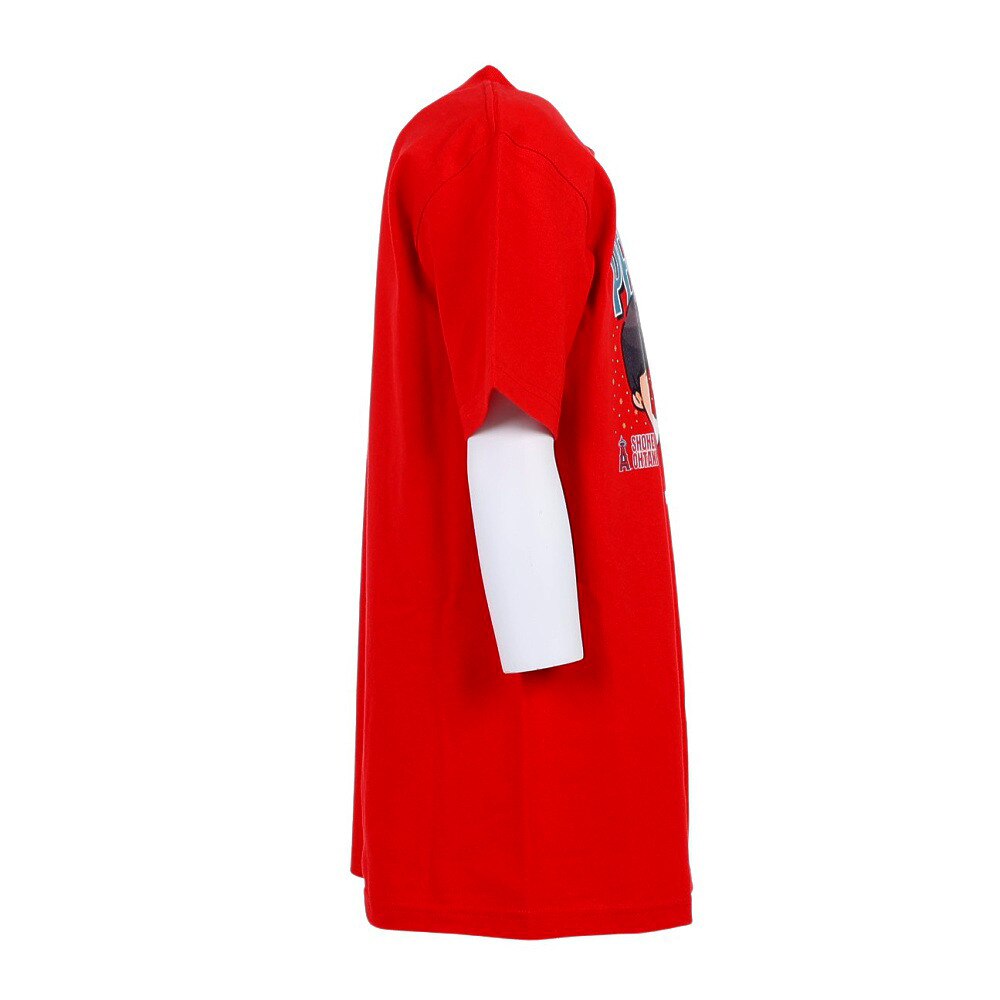 ファナティクス（Fanatics）（キッズ）ペッパーミル 大谷翔平 ヌートバー ジュニア 野球ウェア 半袖 Tシャツ ML01-23SS-0022-RED-150